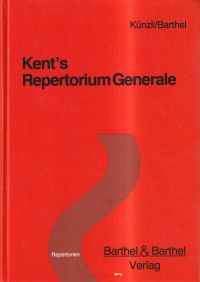 Künzli von Fimmelsberg, Kent's Repertorium Generale. (Umschlag)