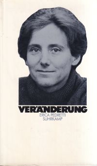 Pedretti, Veränderung. (Umschlag)