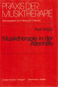 Bright, Musiktherapie in der Altenhilfe. (Umschlag)
