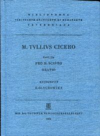 Cicero, Scripta quae manserunt omnia, Fasc. 25a (Umschlag)