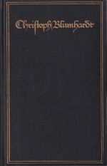 Blumhardt, Predigten und Andachten aus den Jahren 1888 bis 1896. (Umschlag)