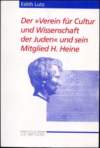 Lutz, Der "Verein für Cultur und Wissenschaft der Juden" und sein Mitglied H. He (Einband)