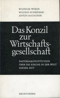 Weber, Das Konzil zur Wirtschaftsgesellschaft. (Umschlag)
