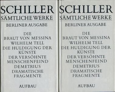 Schiller, Sämtliche Werke. Berliner Ausgabe. Band 5. (Umschlag)
