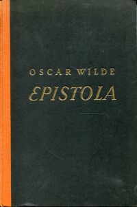 Wilde, Epistola in carcere et vinculis. (Umschlag)