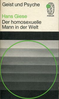 Giese, Der homosexuelle Mann in der Welt (Umschlag)