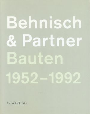 Schmidt, Behnisch & Partner. (Umschlag)