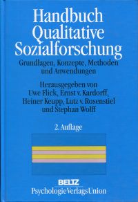 Flick, Handbuch qualitative Sozialforschung. (Umschlag)