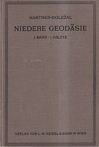 Hartner, Hand- und Lehrbuch der niederen Geodäsie. (Umschlag)
