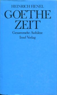Henel, Goethezeit. (Umschlag)