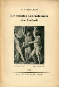 Boos, Die sozialen Lebensformen der Freiheit. (Umschlag)