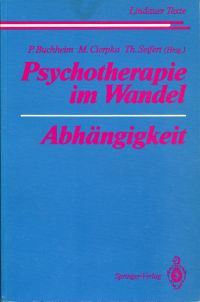 Buchheim, Psychotherapie im Wandel. (Umschlag)