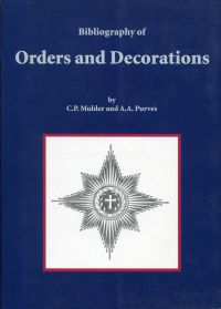 Mulder, Bibliography of Orders and Decorations. (Umschlag)