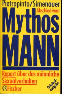 Pietropinto, Abschied vom Mythos Mann. (Umschlag)