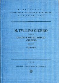 Cicero, Scripta quae manserunt omnia. Fasc. 8 (Umschlag)