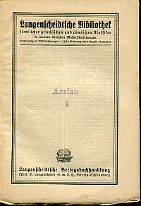 Arrianus, Arrians Werke. (Umschlag)
