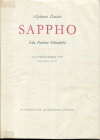 Daudet, Sappho. (Umschlag)