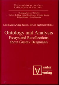Addis, Ontology and analysis. (Umschlag)