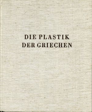 Buschor, Die Plastik der Griechen. (Einband)
