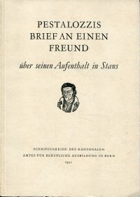 [Pestalozzi, Pestalozzis Brief an einen Freund über seinen Aufenthalt in Stans. (Umschlag)