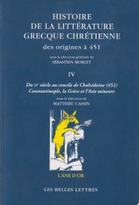 Histoire de la littérature grecque chrétienne des origines à 451, Vol. 4 (Umschlag)