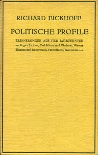 Eickhoff, Politische Profile. (Umschlag)