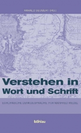 Seubert, Verstehen in Wort und Schrift. (Einband)