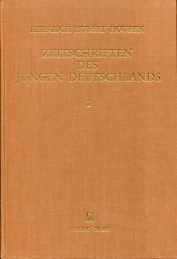 Houben, Zeitschrift des Jungen Deutschland. (Einband Band 1)