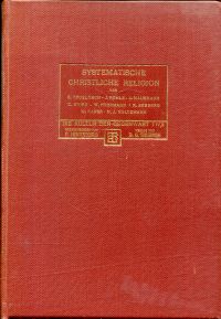 Troeltsch, Systematische christliche Religion. (Umschlag)