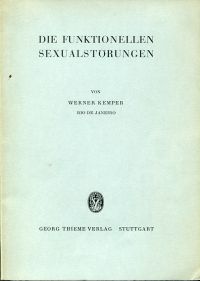 Kemper, Die funktionellen Sexualstörungen. (Umschlag)