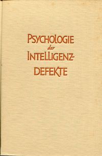 Busemann, Psychologie der Intelligenzdefekte. (Umschlag)
