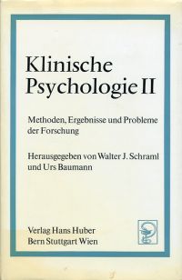 Klinische Psychologie II. (Umschlag)