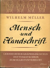 Müller, Mensch und Handschrift. (Umschlag)