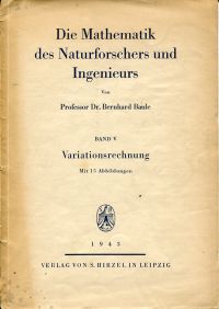 Baule, Die Mathematik des Naturforschers und Ingenieurs, Band 5: (Umschlag)