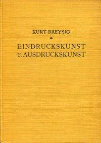 Breysig, Eindruckskunst und Ausdruckskunst. (Umschlag)