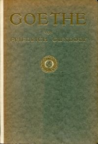 Gundolf, Goethe (Umschlag)