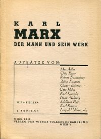 Karl Marx. (Umschlag)