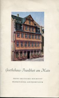 Goethehaus Frankfurt am Main. (Umschlag)