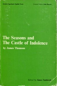 Thomson, The Seasons and The castle of indolence. (Umschlag)