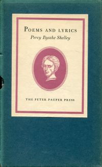Shelley, Poems and lyrics. (Umschlag)