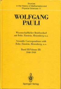 Pauli, Wissenschaftlicher Briefwechsel mit Bohr, Einstein, Heisenberg u.a., Band (Umschlag)