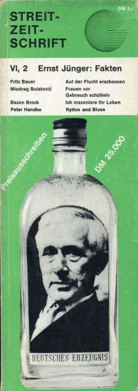 Bingel, Ernst Jünger: Fakten. (Umschlag)