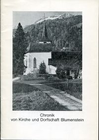 Rothacher, Chronik von Kirche und Dorfschaft Blumenstein. (Umschlag)