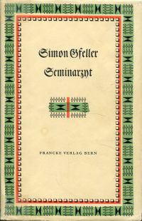 Gfeller, Seminarzyt. (Umschlag)