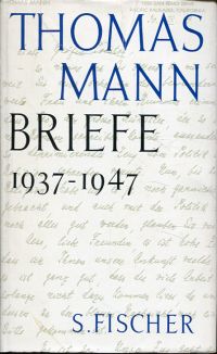 Mann, Briefe 1937-1947. (Umschlag)