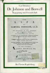 Brinitzer, Dr. Johnson und Boswell. (Umschlag)