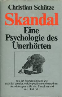 Schütze, Skandal. (Umschlag)