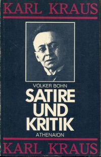 Bohn, Satire und Kritik. (Umschlag)