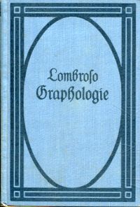 Lombroso, Handbuch der Graphologie. (Umschlag)