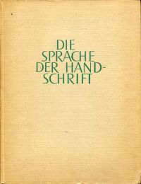 Magnat, Die Sprache der Handschrift. (Umschlag)
